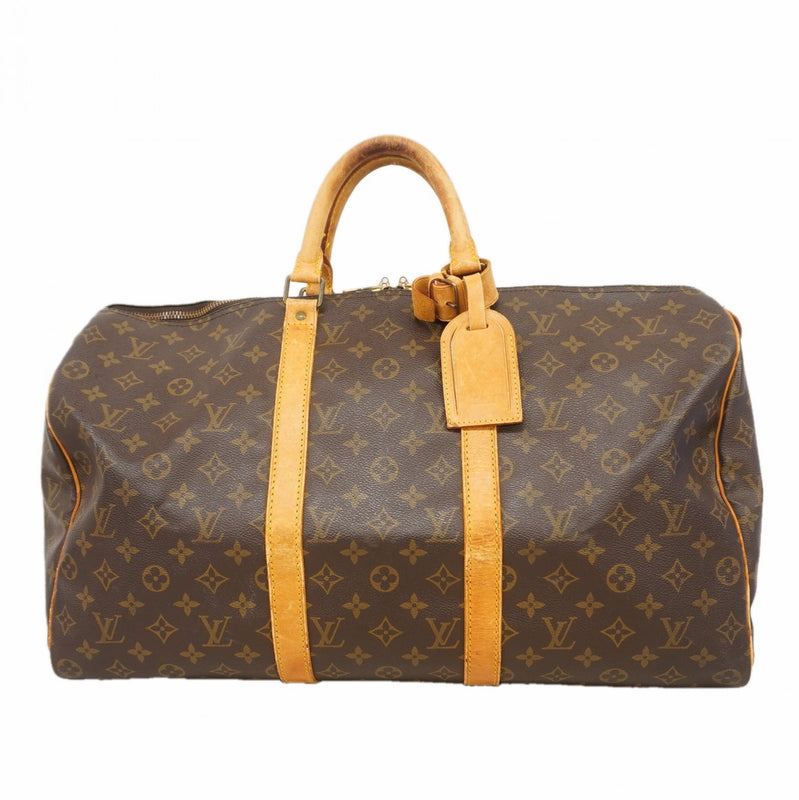 【6fb2263】ルイヴィトン ボストンバッグ モノグラム キーポル50 M41426 ブラウン【中古】メンズ レディース ユニセックス