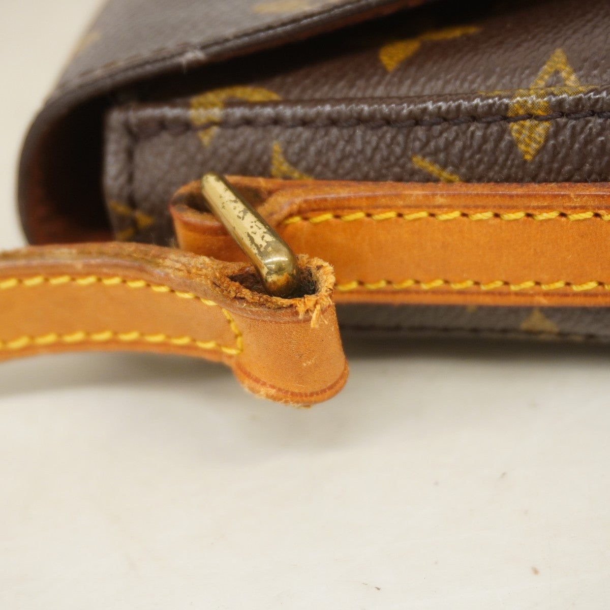 【6fb2267】ルイヴィトン ショルダーバッグ モノグラム シャンティMM M51233 ブラウン【中古】レディース