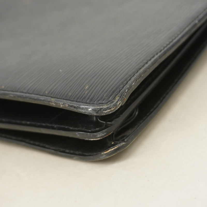 【6fb2270】ルイヴィトン ビジネスバッグ エピ セルヴィエット アンバサダー M54412 ノワール【中古】メンズ