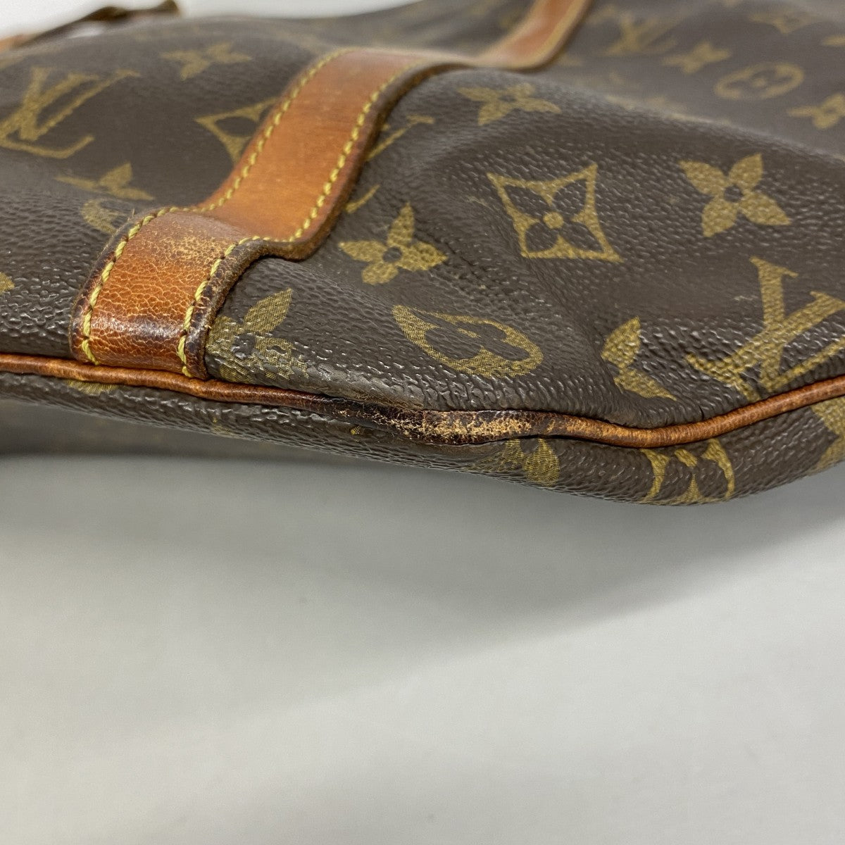 【6fb2274】ルイヴィトン トートバッグ モノグラム サックショッピング M51109 ブラウン【中古】レディース