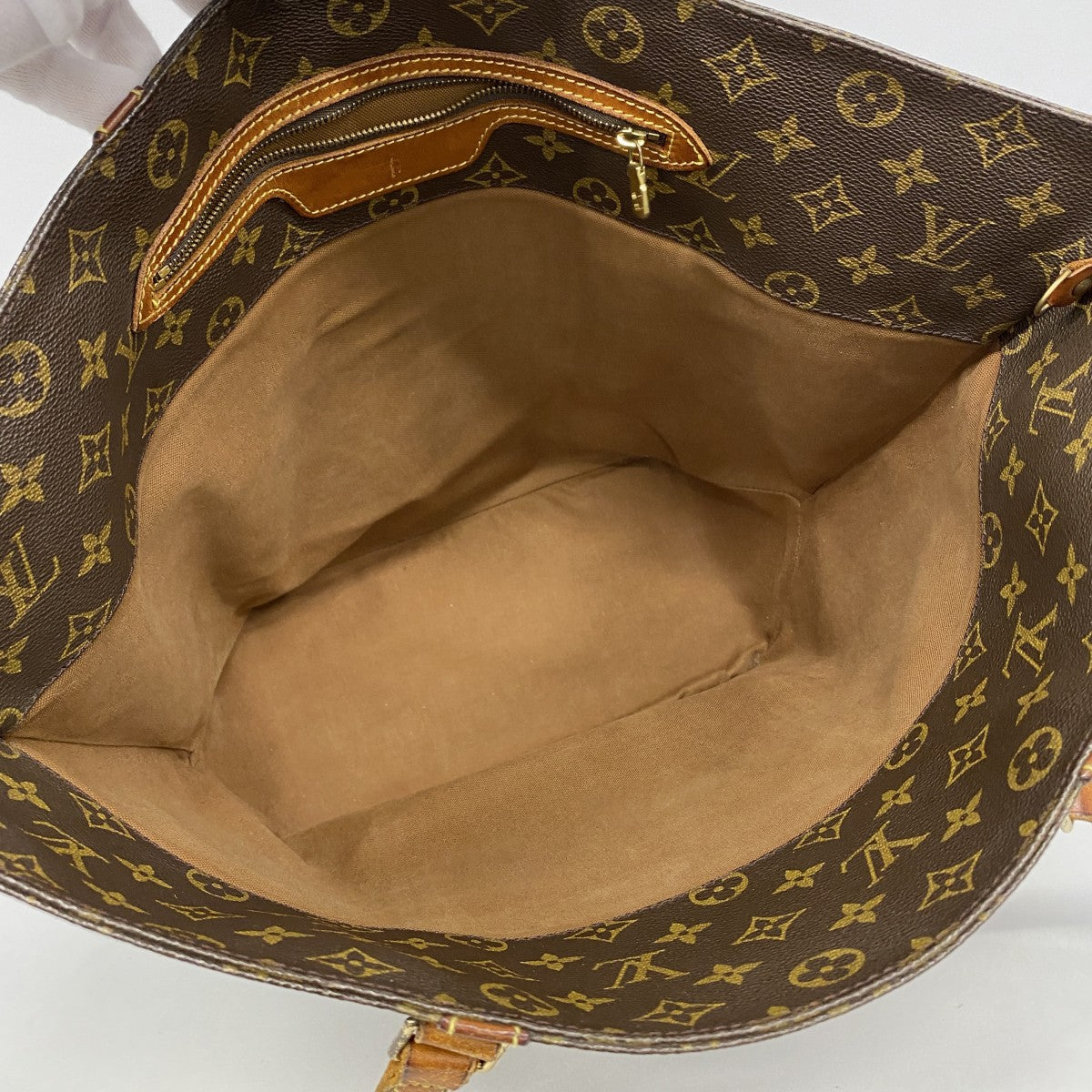 【6fb2274】ルイヴィトン トートバッグ モノグラム サックショッピング M51109 ブラウン【中古】レディース
