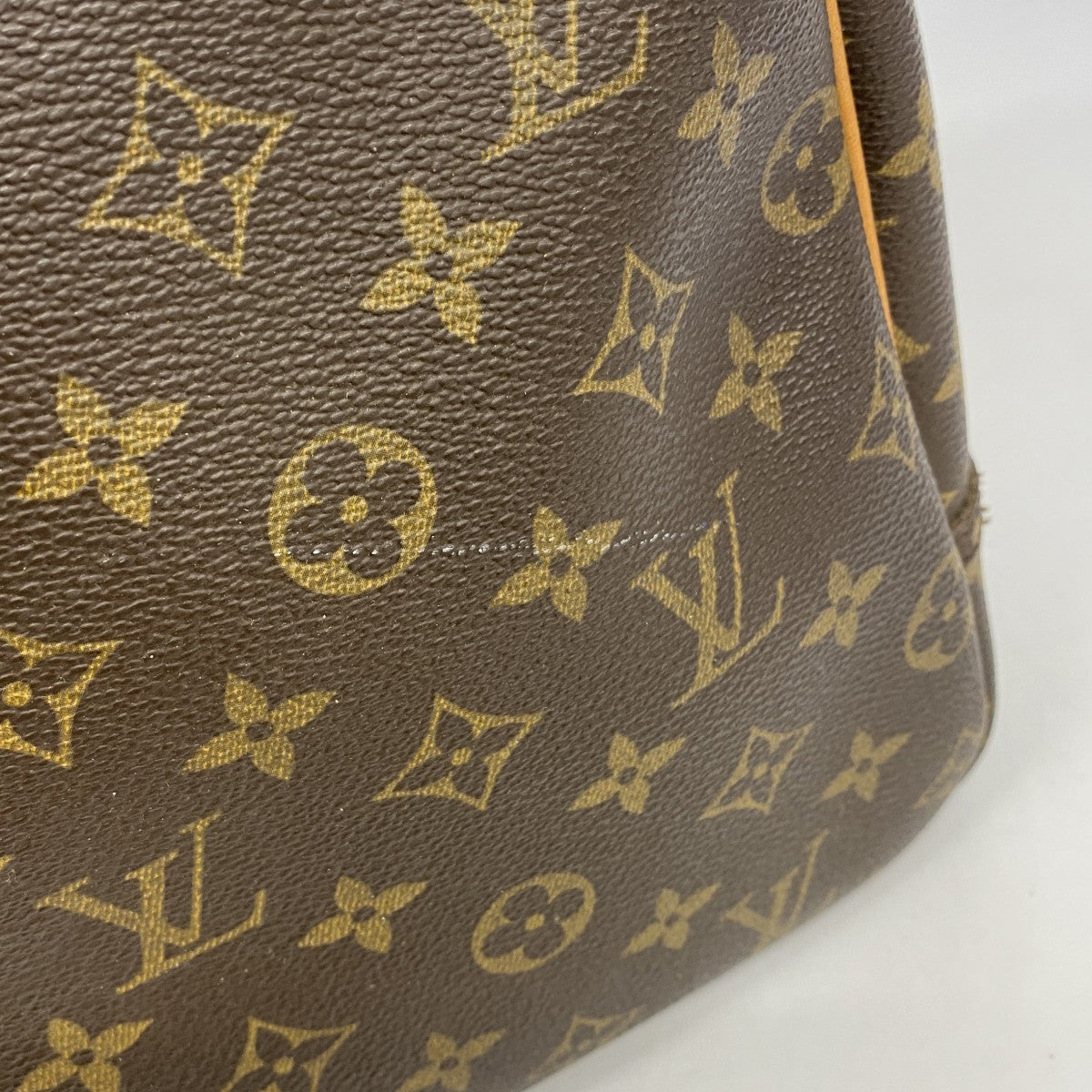 【6fb2276】ルイヴィトン ハンドバッグ モノグラム ドーヴィル M47270 ブラウン【中古】レディース