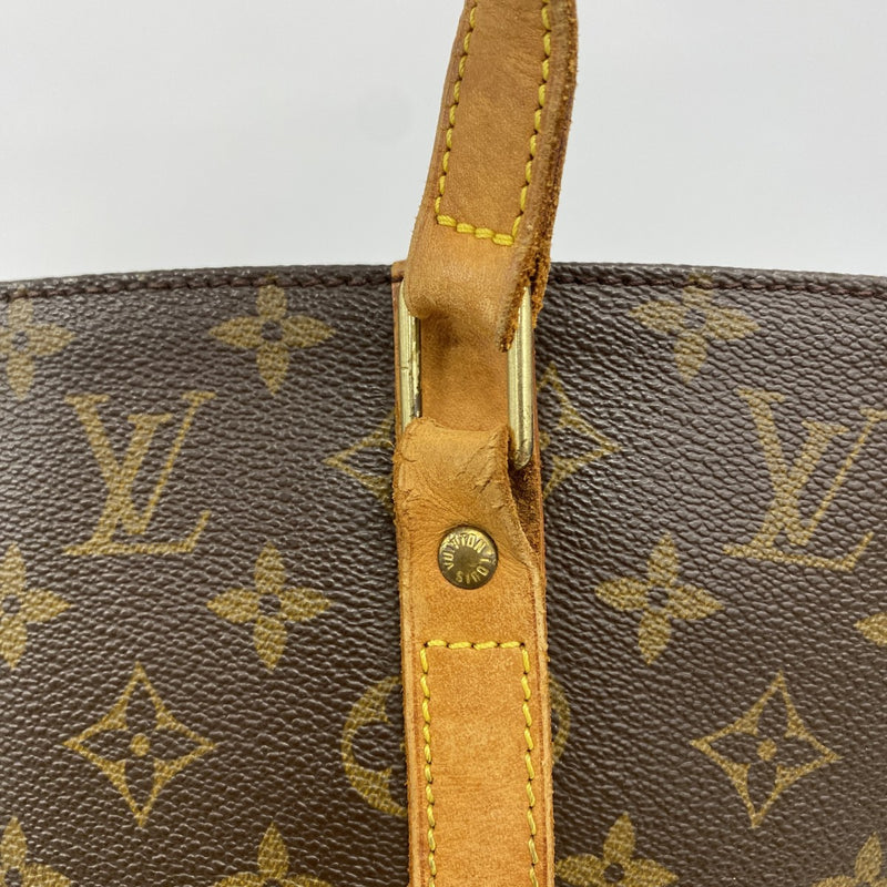 【6fb2278】ルイヴィトン トートバッグ モノグラム サックショッピング M51109 ブラウン【中古】レディース