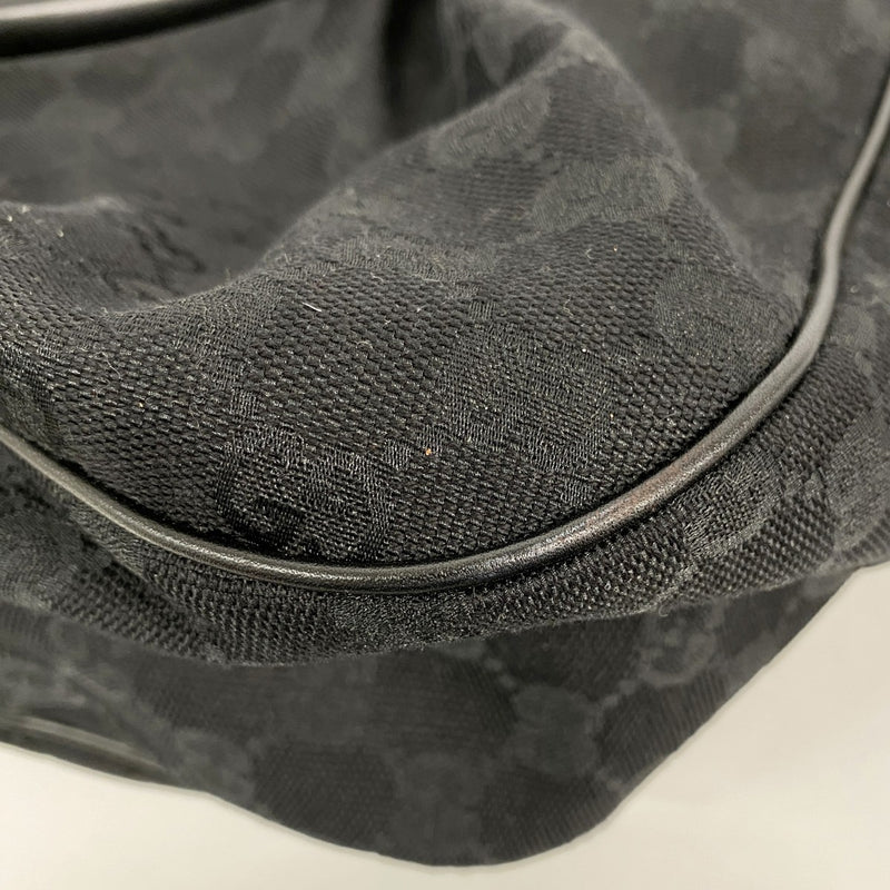 【6fb2294-k】グッチ トートバッグ GGキャンバス スーキー 296835 キャンバス ブラック シャンパンゴールド金具【中古】レディース