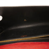 【6fb2310-k】ルイヴィトン クラッチバッグ エピ アールデコ M52637 カスティリアンレッド【中古】レディース