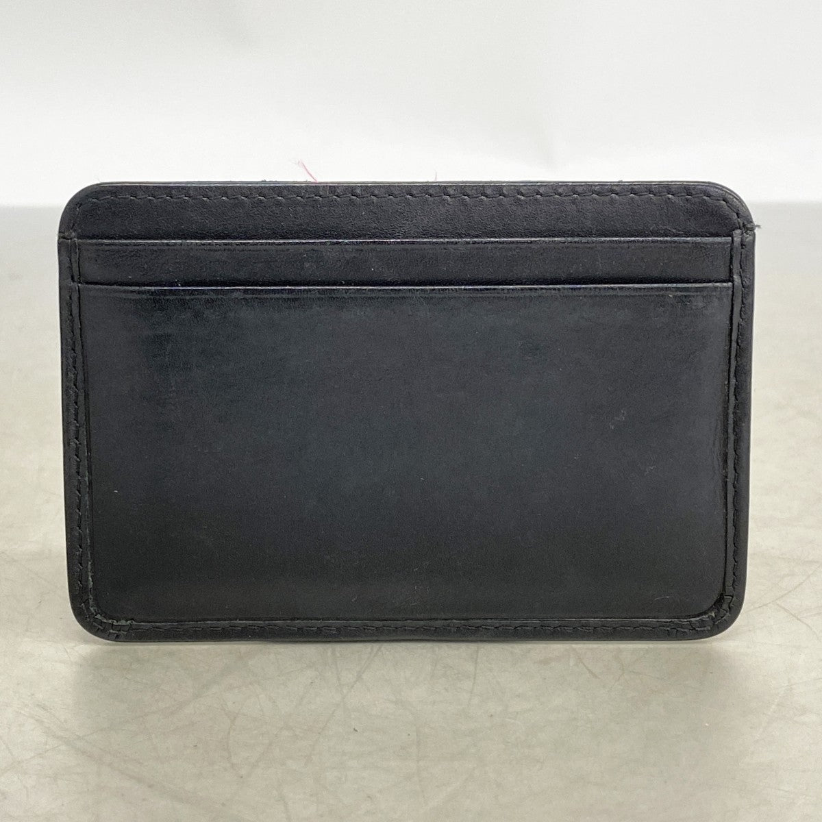 【6fb2313-k】シャネル カードケース カンボン ラムスキン ブラック【中古】レディース