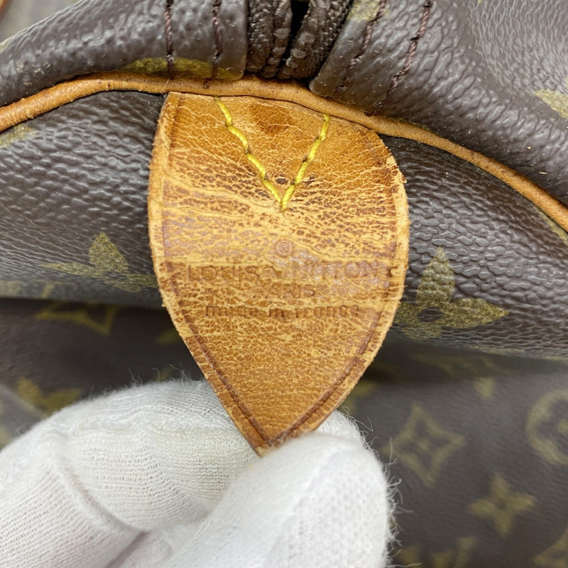 【6fb2334】ルイヴィトン ハンドバッグ モノグラム キーポル45 M41428 ブラウン【中古】レディース