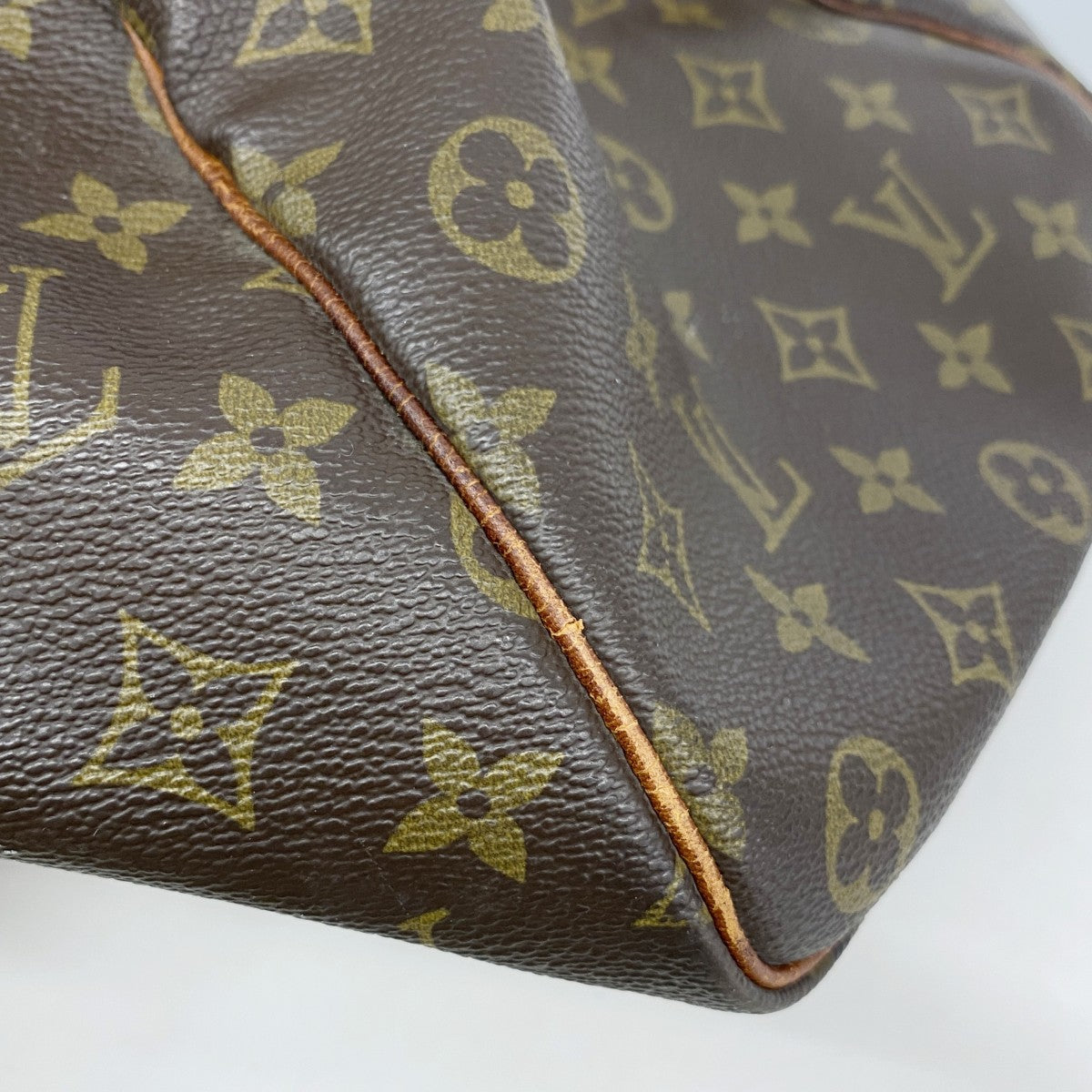 【6fb2334】ルイヴィトン ハンドバッグ モノグラム キーポル45 M41428 ブラウン【中古】レディース