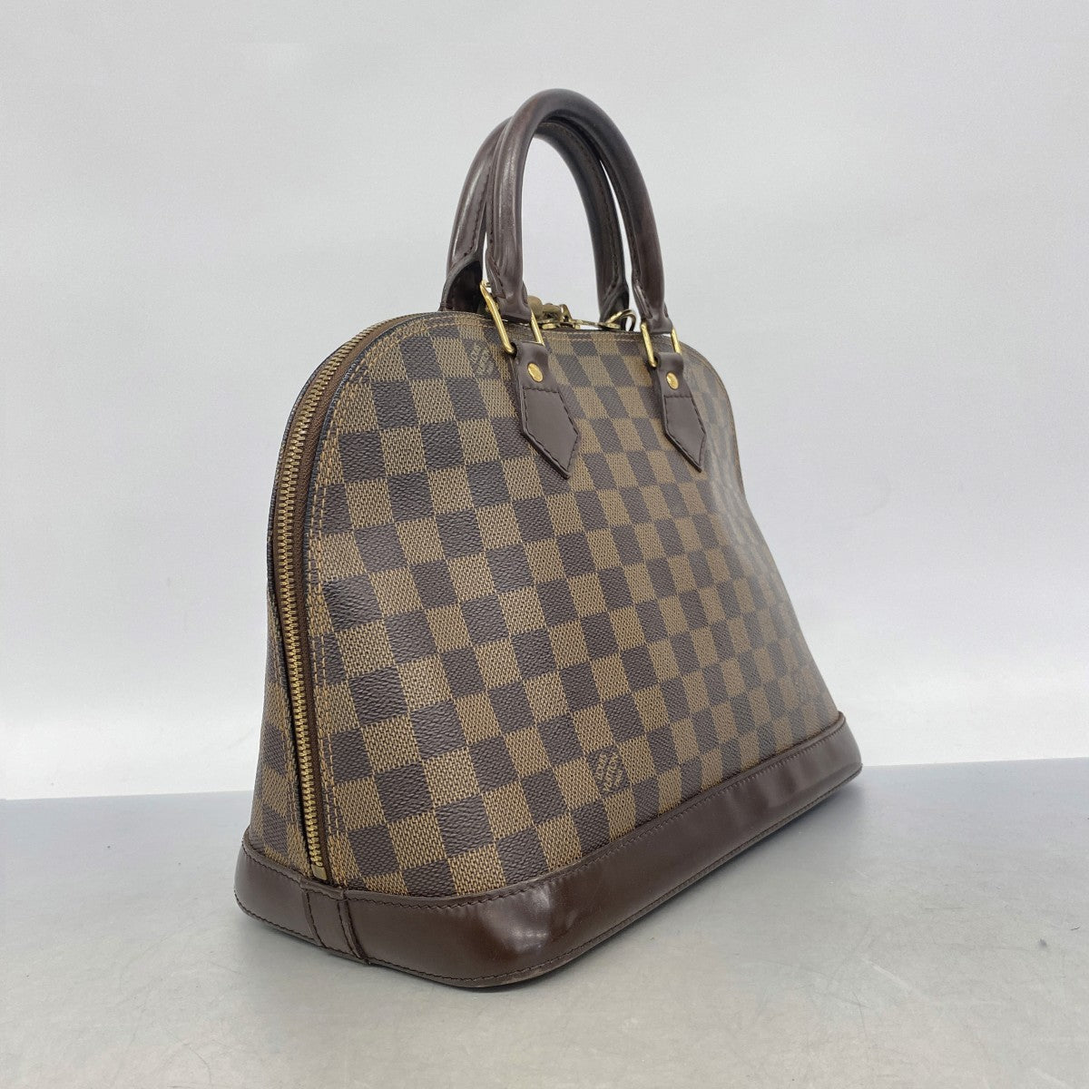 【6fb2337】ルイヴィトン ハンドバッグ ダミエ アルマ N51131 エベヌ【中古】レディース
