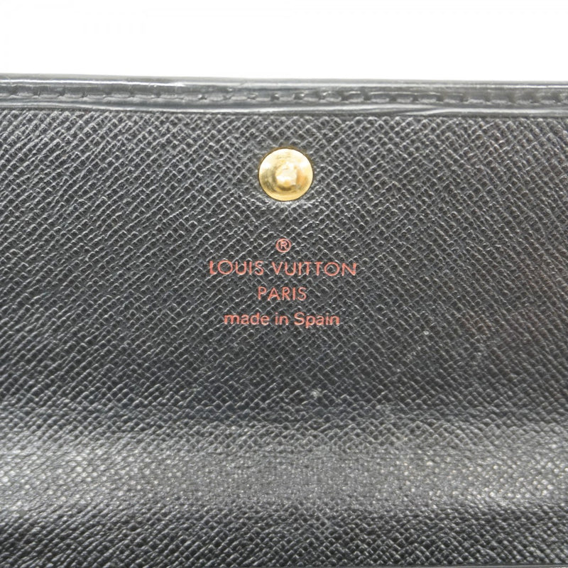 【6fb2342-k】ルイヴィトン 長財布 エピ ポルトモネクレディ M63952 ノワール【中古】レディース