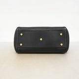 【6fb2344-k】グッチ ハンドバッグ ソーホー 369176 レザー ブラック シャンパンゴールド金具 2wayバッグ【中古】レディース