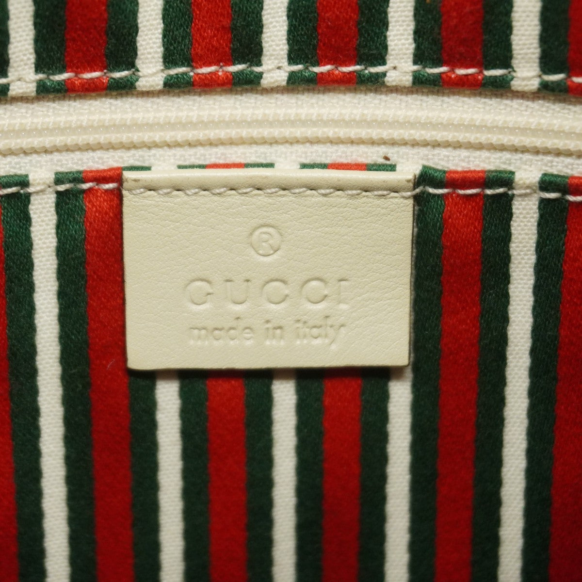 【6fb2348-k】グッチ ショルダーバッグ GGキャンバス 169947 キャンバス ベージュ アイボリー シャンパンゴールド金具【中古】レディース