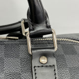 【6fb2358-k】ルイヴィトン ボストンバッグ ダミエ・グラフィット キーポルバンドリエール55 N41413 ブラック【中古】メンズ