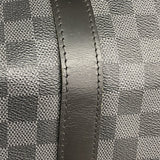 【6fb2358-k】ルイヴィトン ボストンバッグ ダミエ・グラフィット キーポルバンドリエール55 N41413 ブラック【中古】メンズ