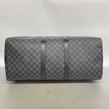 【6fb2358-k】ルイヴィトン ボストンバッグ ダミエ・グラフィット キーポルバンドリエール55 N41413 ブラック【中古】メンズ