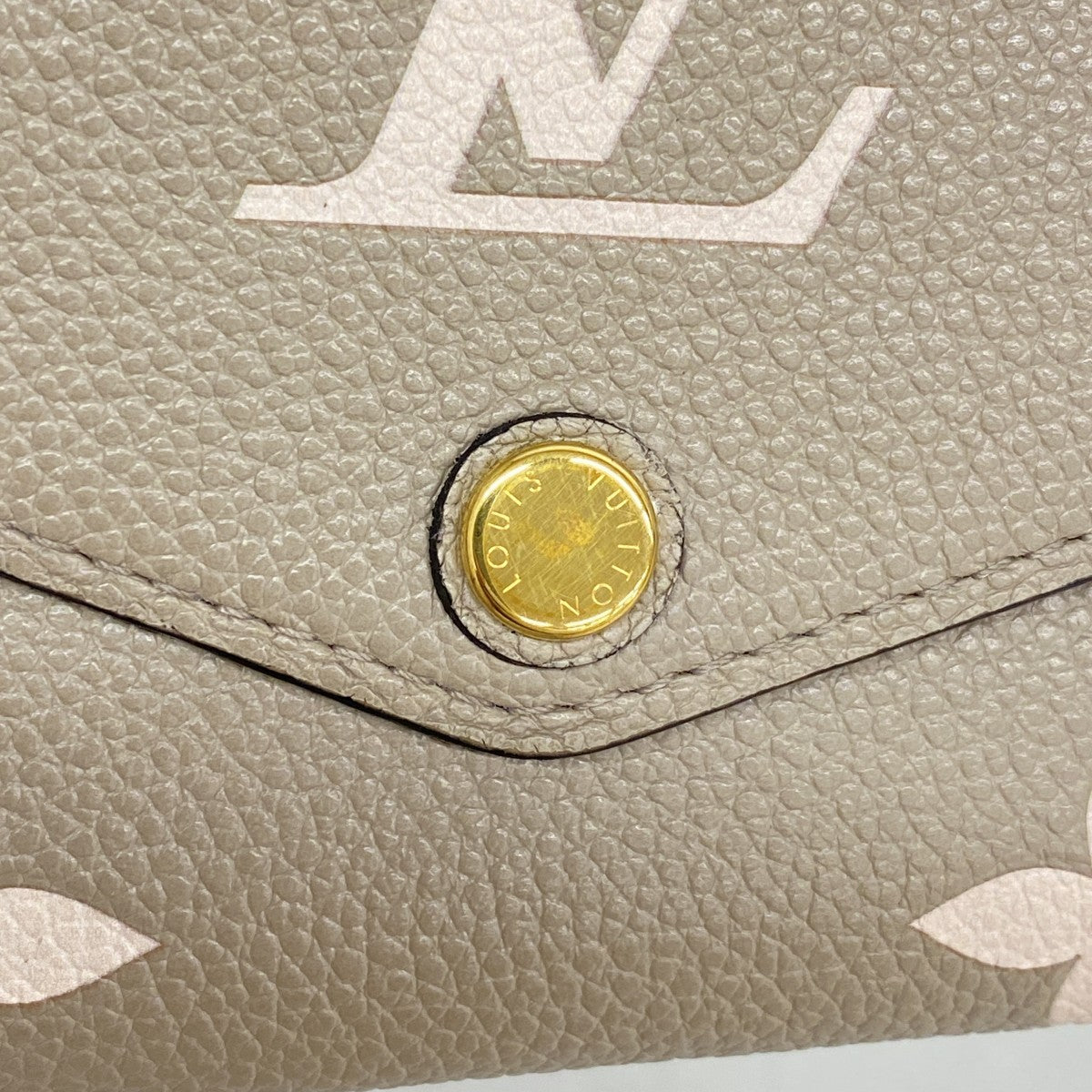 【6fb2360-k】ルイヴィトン 長財布 モノグラム・アンプラント バイカラー ポルトフォイユサラNM M81049 トゥルトレール/クレーム【中古】レディース