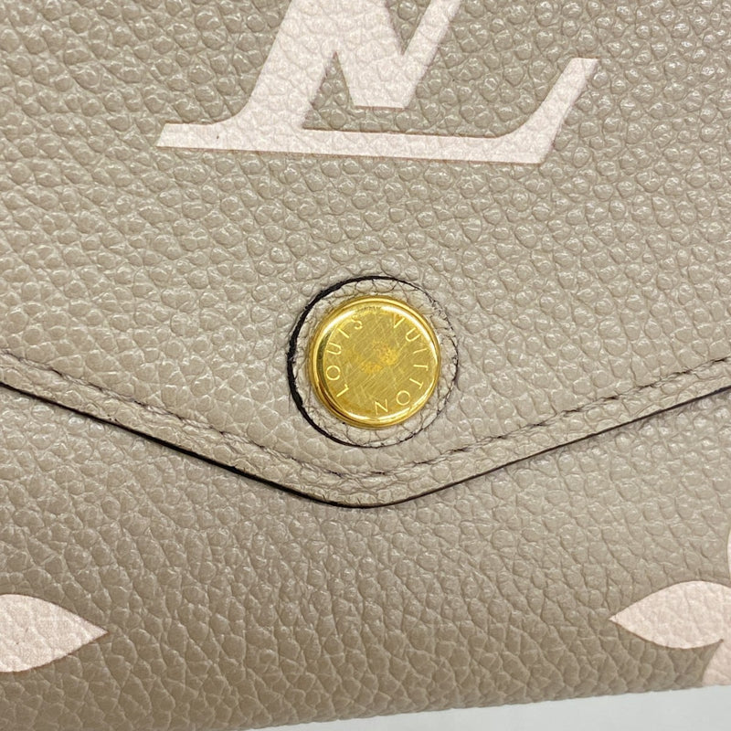 【6fb2360-k】ルイヴィトン 長財布 モノグラム・アンプラント バイカラー ポルトフォイユサラNM M81049 トゥルトレール/クレーム【中古】レディース
