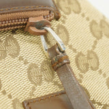 【6fb2366-k】グッチ トートバッグ GGキャンバス 019 0401 キャンバス ベージュ ブラウン シルバー金具【中古】レディース