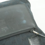 【6fb2367-k】グッチ トートバッグ GGキャンバス 019 0402 キャンバス ブラック シルバー金具【中古】レディース
