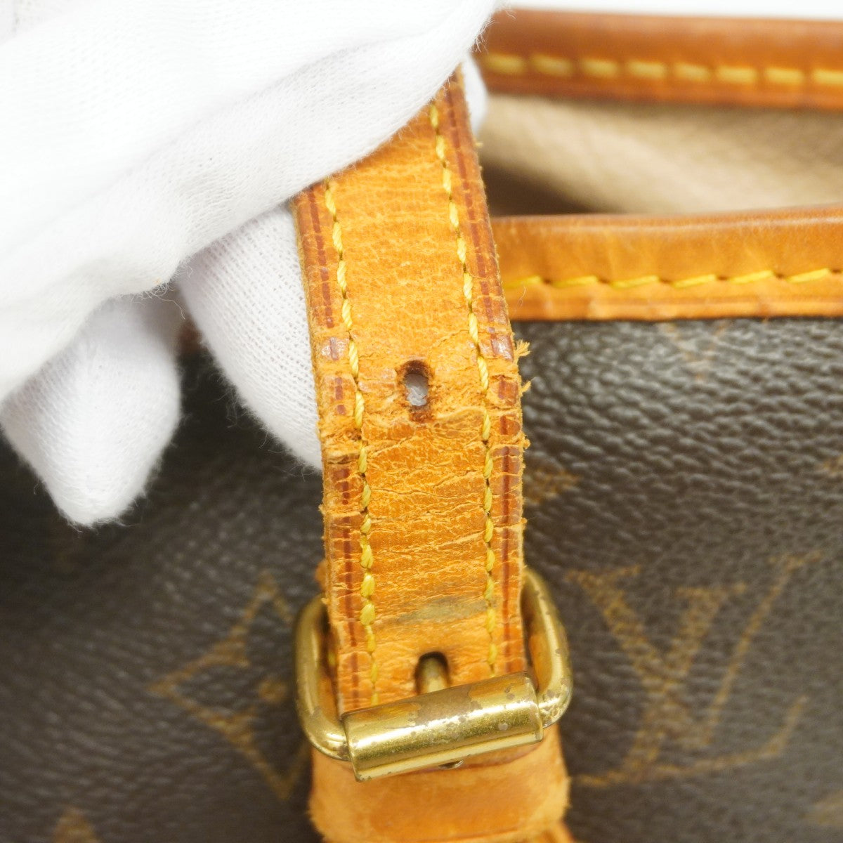 【6fb2386】ルイヴィトン トートバッグ モノグラム バケットPM M42238 ブラウン【中古】レディース