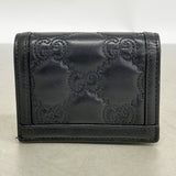 【6fb2401-k】グッチ 財布 GGマトラッセ 723786 レザー ブラック ゴールド金具【中古】レディース