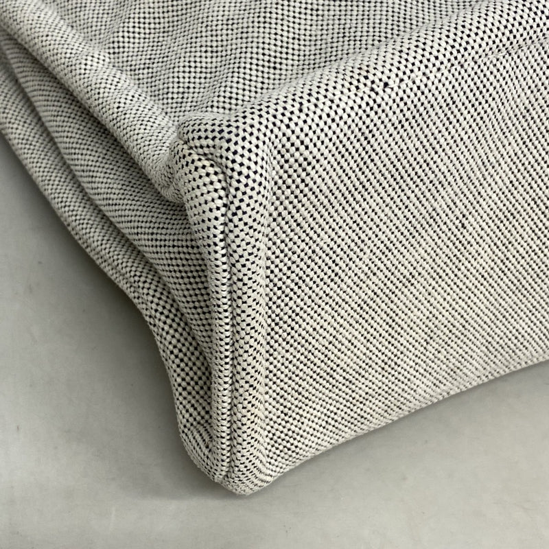 【6fb2406-k】エルメス トートバッグ ニューフールトゥMM トワルアッシュ ブラック シルバー金具【中古】メンズ レディース ユニセックス