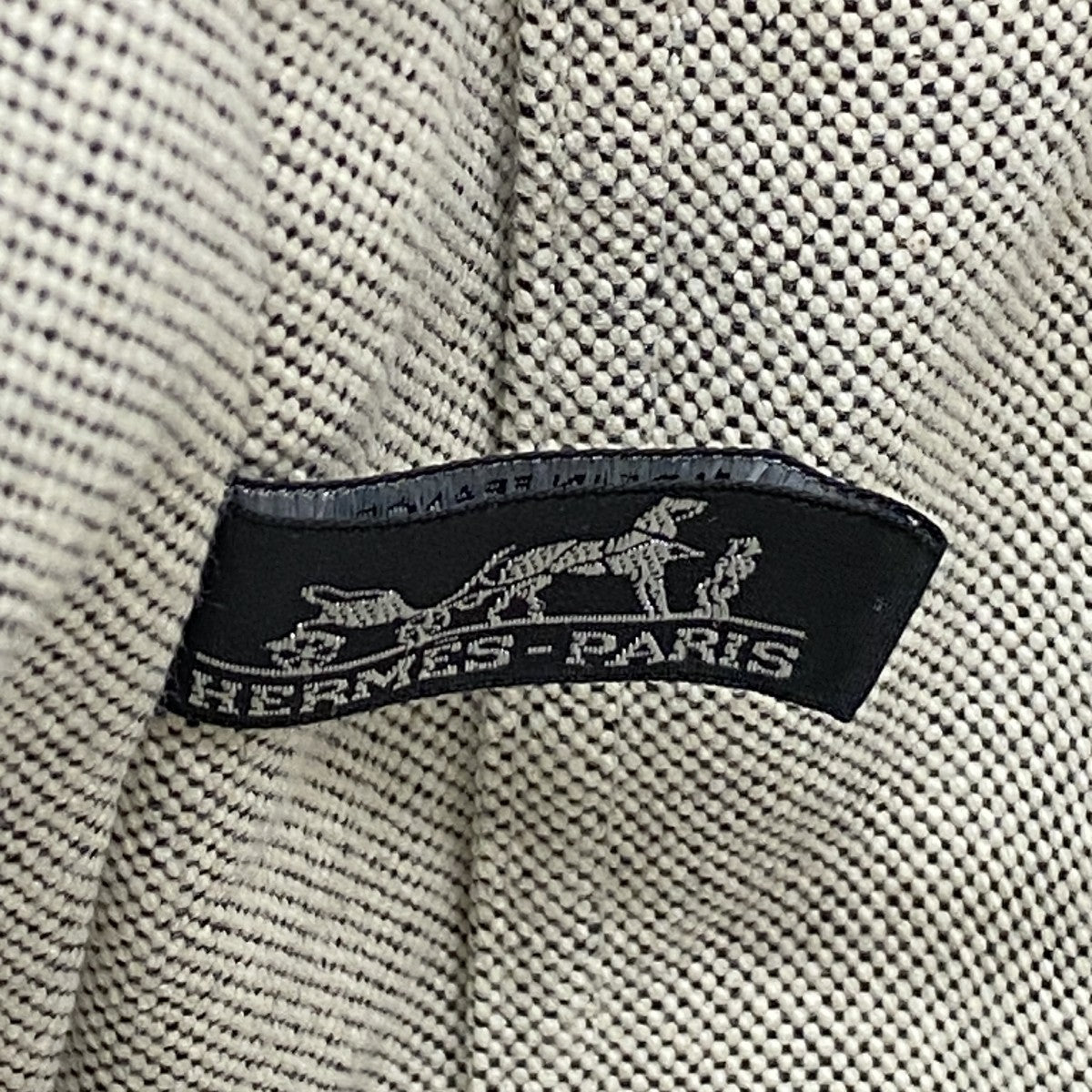 【6fb2406-k】エルメス トートバッグ ニューフールトゥMM トワルアッシュ ブラック シルバー金具【中古】メンズ レディース ユニセックス