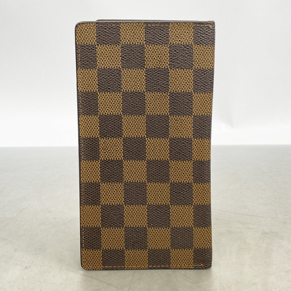 【6fb2411-k】ルイヴィトン 長札入れ ダミエ ポルトバルールカルトクレディ N61823 エベヌ【中古】メンズ