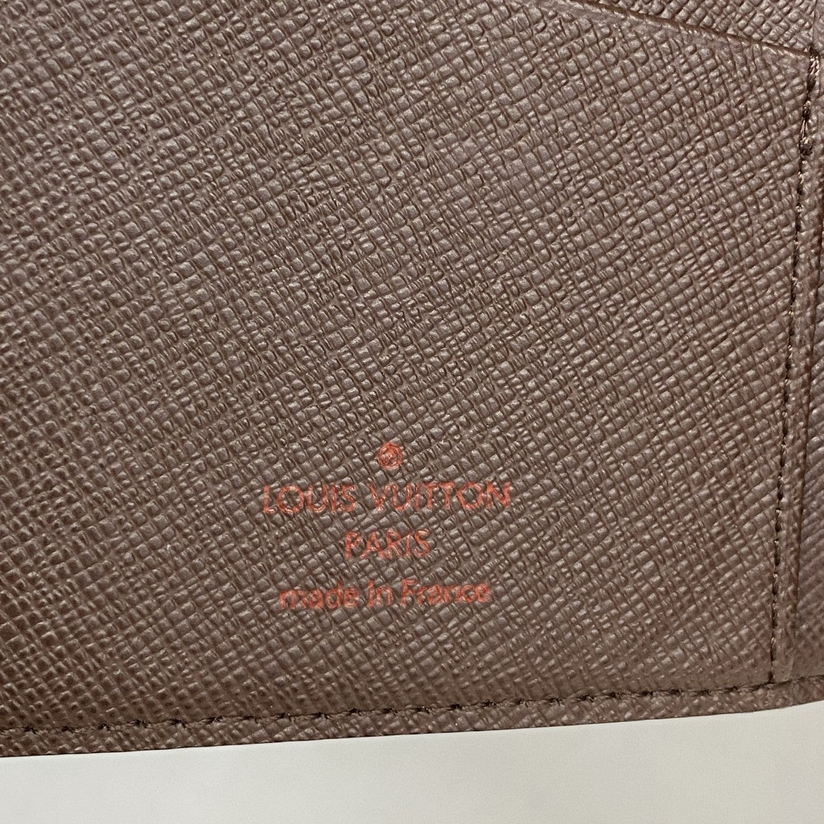 【6fb2411-k】ルイヴィトン 長札入れ ダミエ ポルトバルールカルトクレディ N61823 エベヌ【中古】メンズ