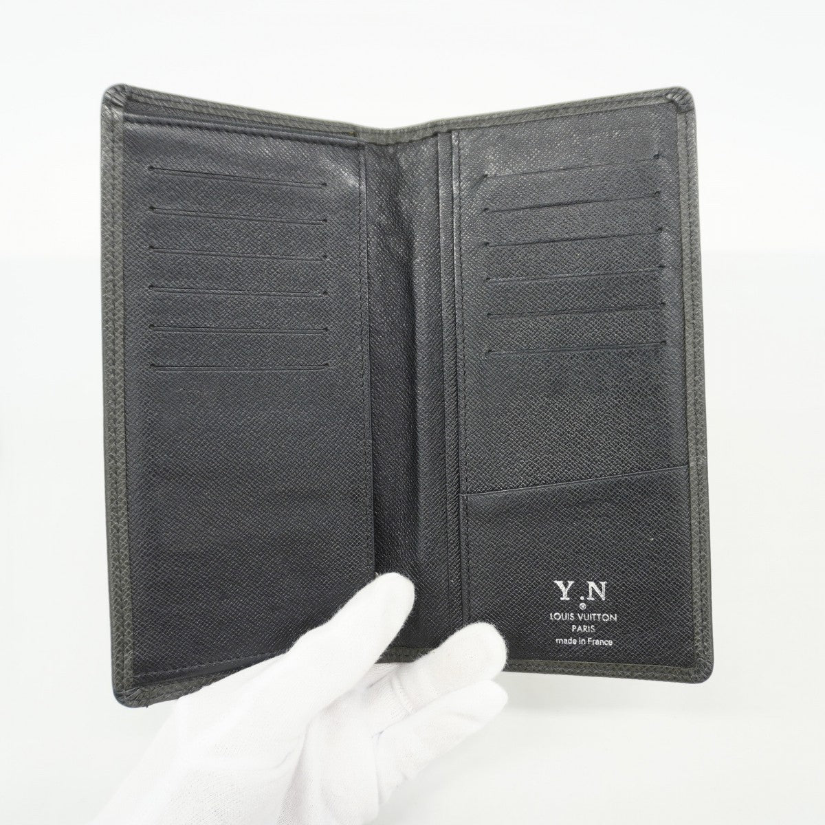 【6fb2422】ルイヴィトン 長財布 タイガ ポルトフォイユブラザ M30501 ノワール【中古】メンズ