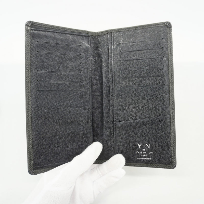 【6fb2422】ルイヴィトン 長財布 タイガ ポルトフォイユブラザ M30501 ノワール【中古】メンズ