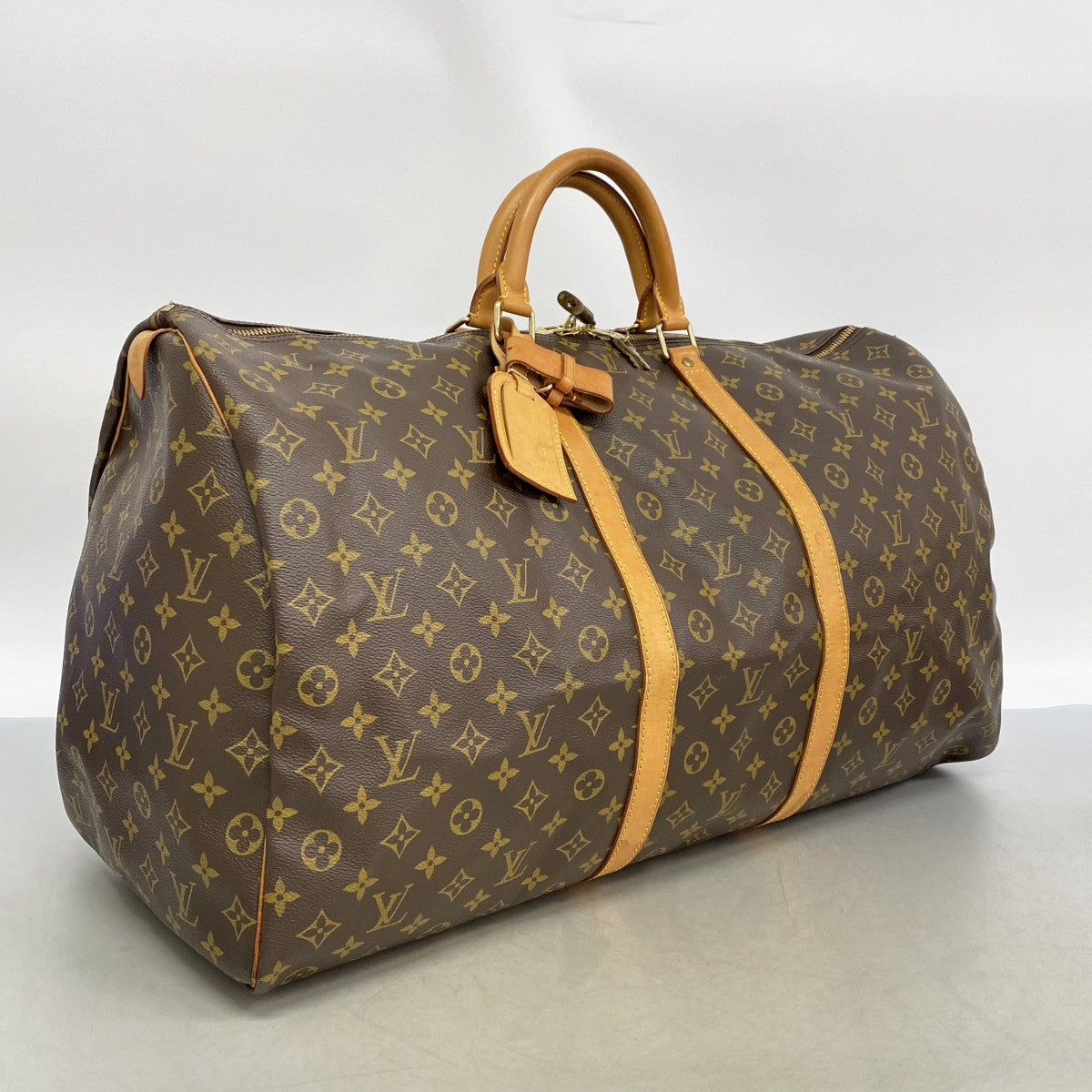 【6fb2423】ルイヴィトン ボストンバッグ モノグラム キーポル60 M41422 ブラウン【中古】メンズ レディース ユニセックス