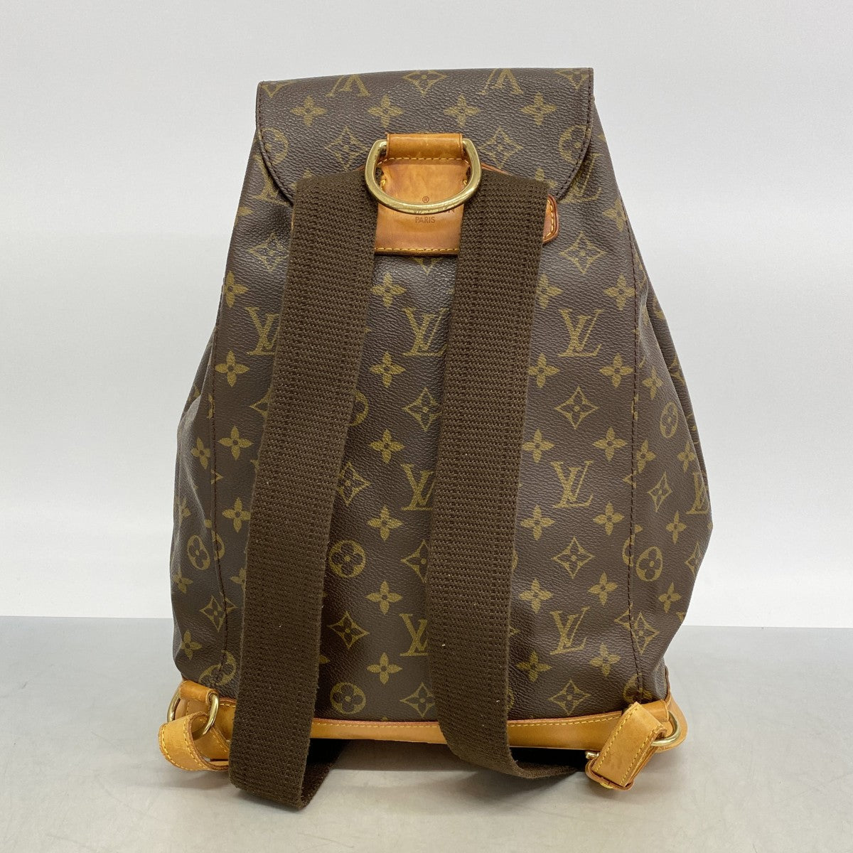【6fb2425】ルイヴィトン リュック・デイパック モノグラム モンスリGM M51135 ブラウン【中古】レディース