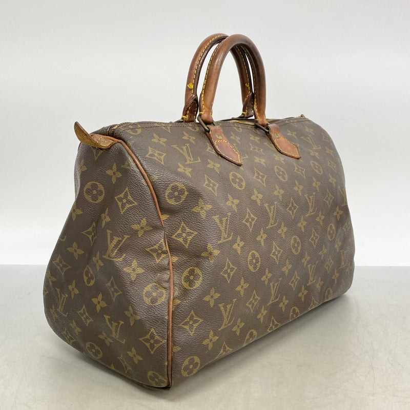 【6fb2428】ルイヴィトン ハンドバッグ モノグラム スピーディ35 M41107 ブラウン【中古】レディース