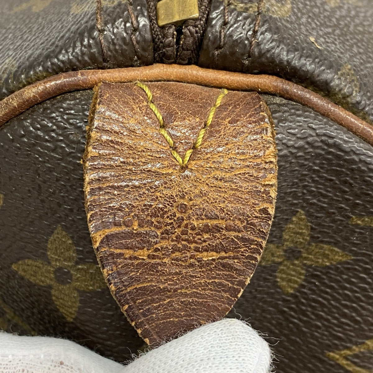 【6fb2428】ルイヴィトン ハンドバッグ モノグラム スピーディ35 M41107 ブラウン【中古】レディース