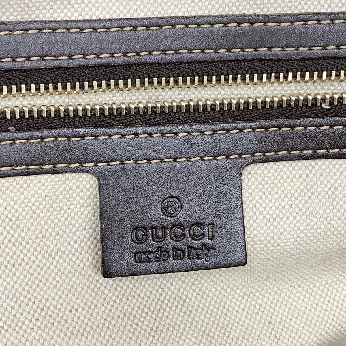 【6fb2460】グッチ トートバッグ GGキャンバス 257071 キャンバス ブラウン シャンパンゴールド金具【中古】レディース