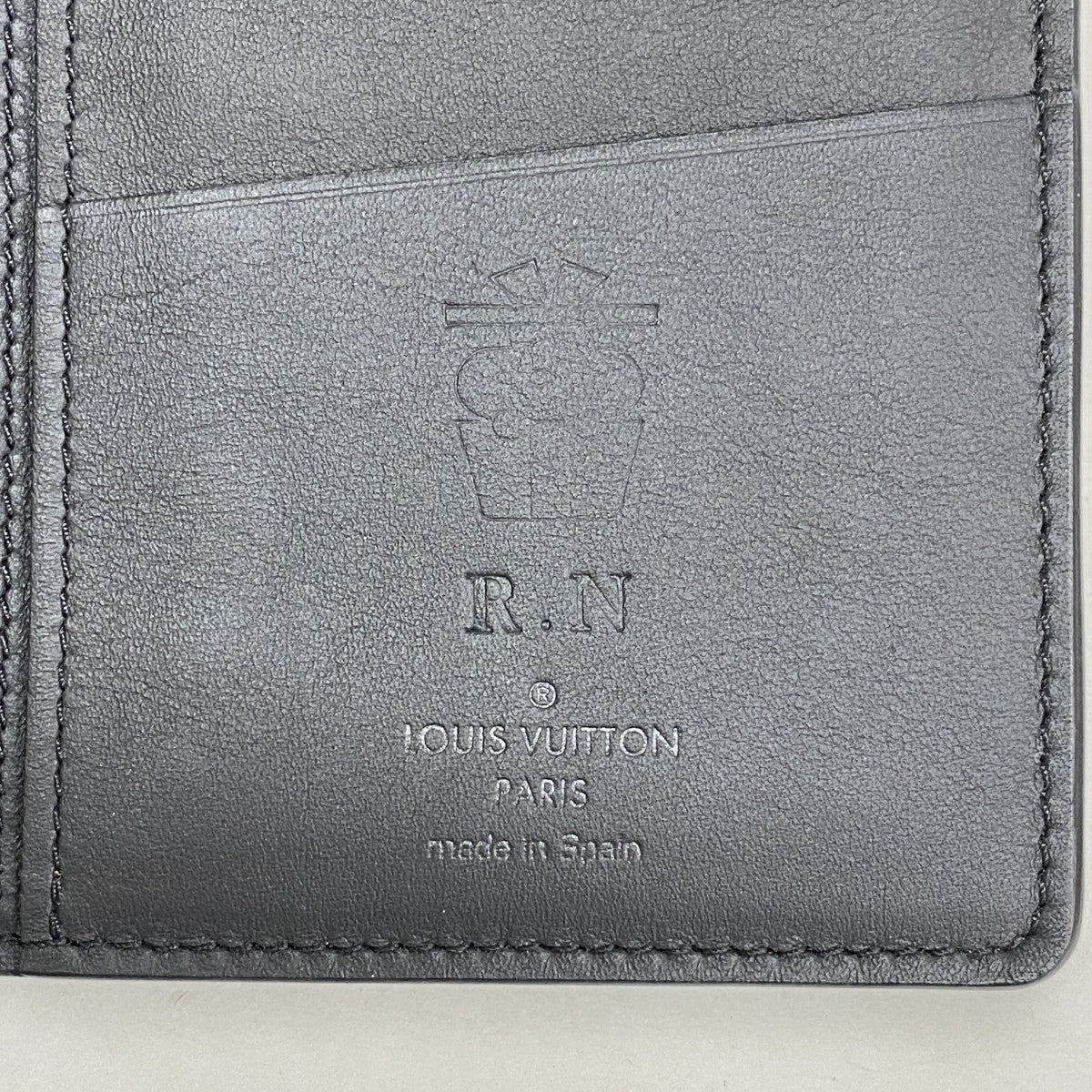 【6fb2472】ルイヴィトン 長財布 モノグラム・シャドウ ポルトフォイユブラザ M62900 ブラック【中古】メンズ