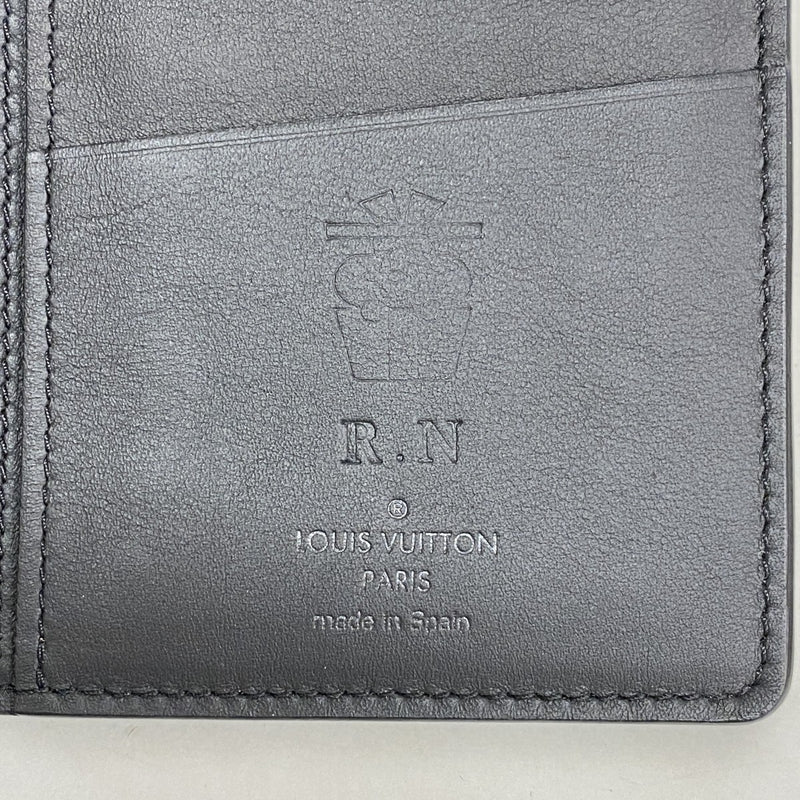 【6fb2472】ルイヴィトン 長財布 モノグラム・シャドウ ポルトフォイユブラザ M62900 ブラック【中古】メンズ