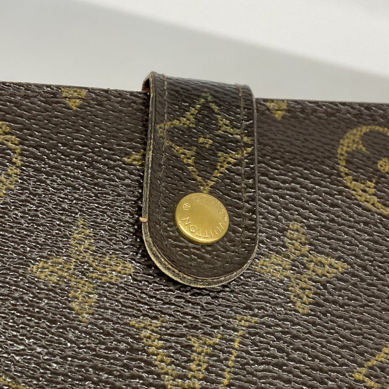 【6fb2473】ルイヴィトン 財布 モノグラム ポルトモネビエヴィエノワ M61663 ブラウン【中古】レディース