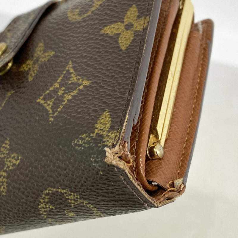 【6fb2473】ルイヴィトン 財布 モノグラム ポルトモネビエヴィエノワ M61663 ブラウン【中古】レディース