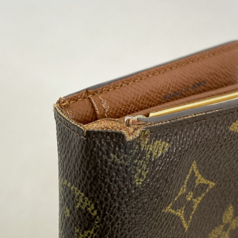 【6fb2473】ルイヴィトン 財布 モノグラム ポルトモネビエヴィエノワ M61663 ブラウン【中古】レディース
