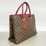 【6fb2475】ルイヴィトン トートバッグ ダミエ LVリバーサイド N40052 エベヌ/リドゥヴァン【中古】レディース