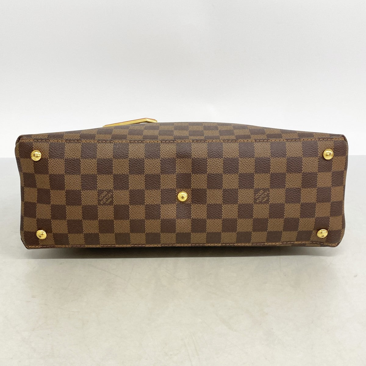【6fb2475】ルイヴィトン トートバッグ ダミエ LVリバーサイド N40052 エベヌ/リドゥヴァン【中古】レディース
