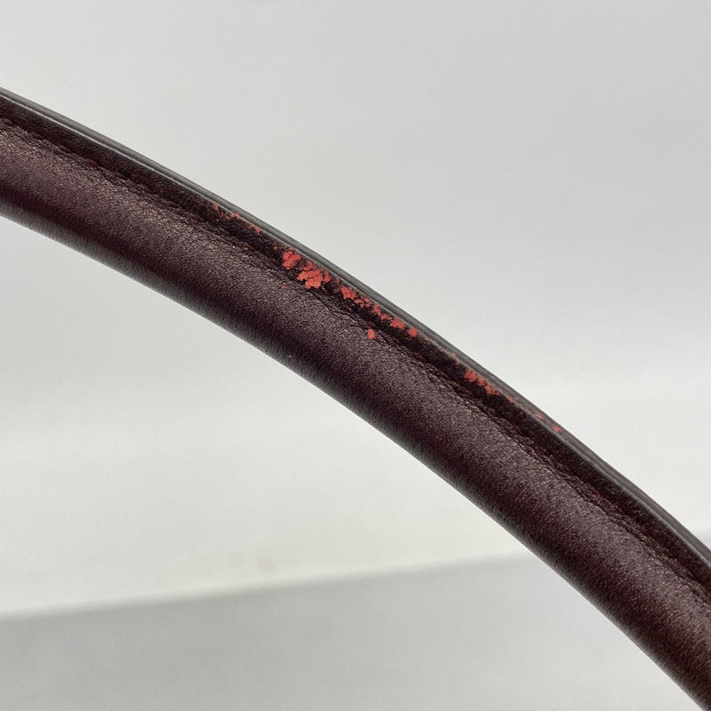 【6fb2482-k】グッチ トートバッグ GGキャンバス/アビー 189831 キャンバス ブラウン シャンパンゴールド金具【中古】レディース