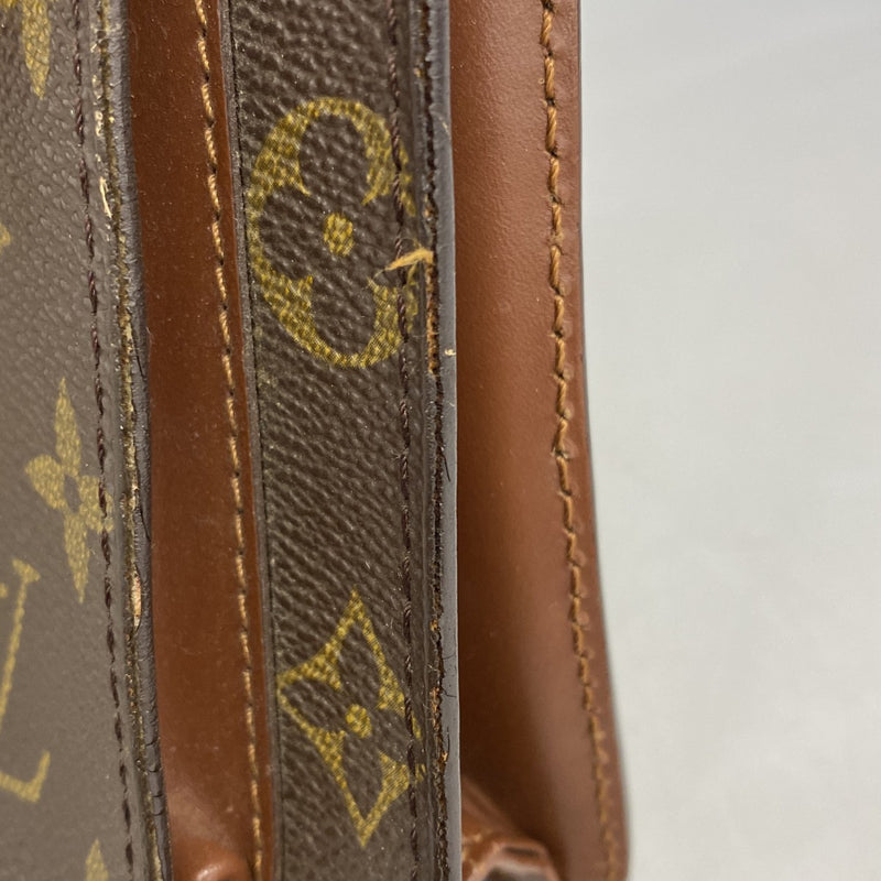 【6fb2486-k】ルイヴィトン ハンドバッグ モノグラム モンソー26 M51187 ブラウン 2wayバッグ【中古】レディース