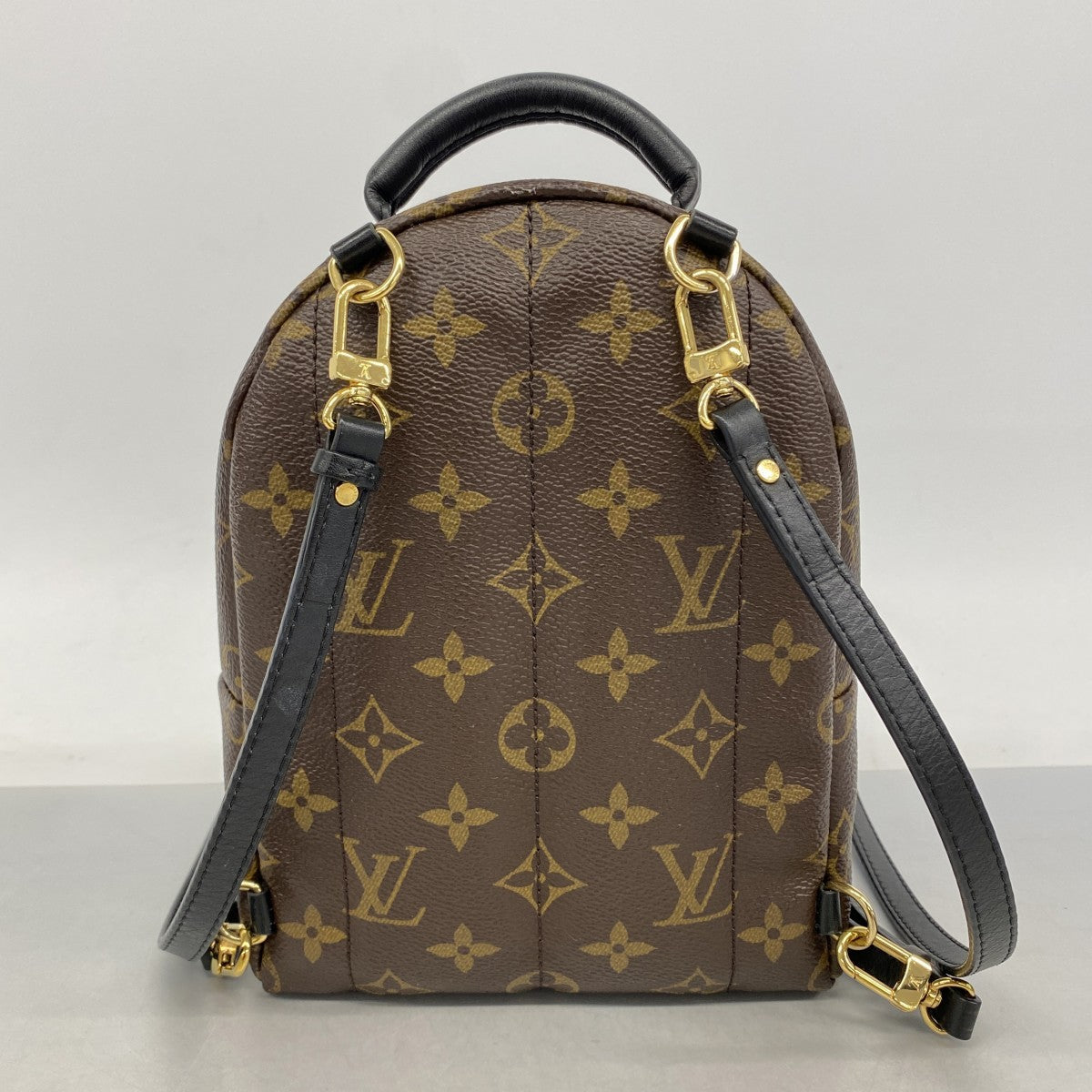 【6fb2507】ルイヴィトン リュック・デイパック モノグラム パームスプリングスバックパックMINI M44873 ブラウン【中古】レディース