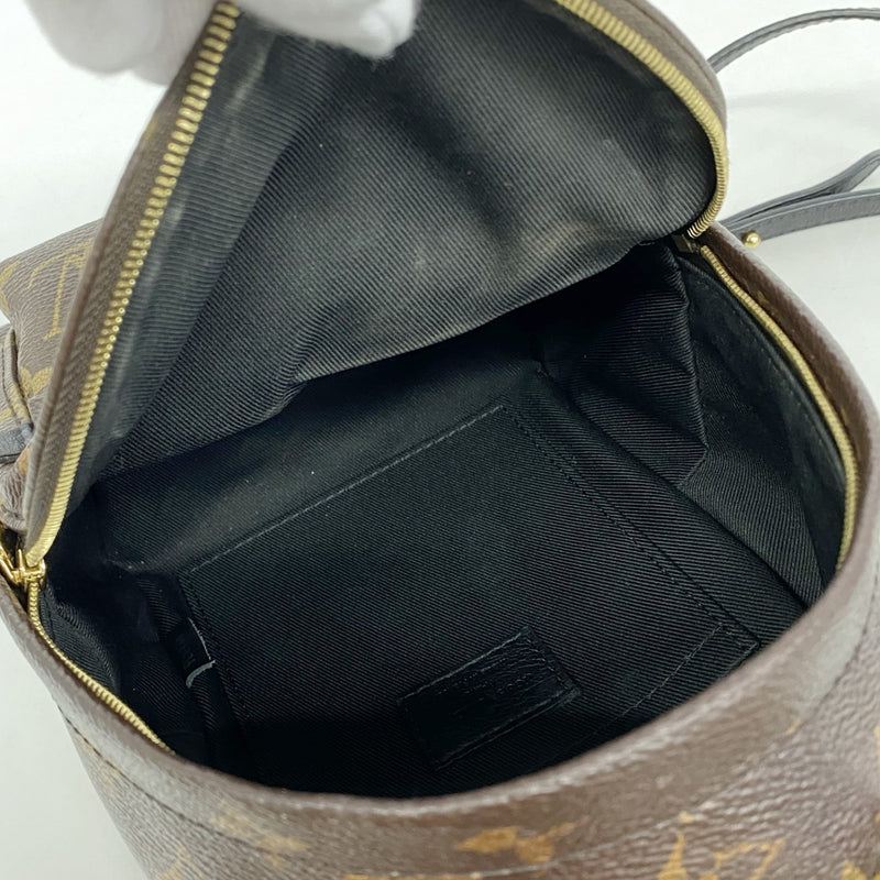 【6fb2507】ルイヴィトン リュック・デイパック モノグラム パームスプリングスバックパックMINI M44873 ブラウン【中古】レディース