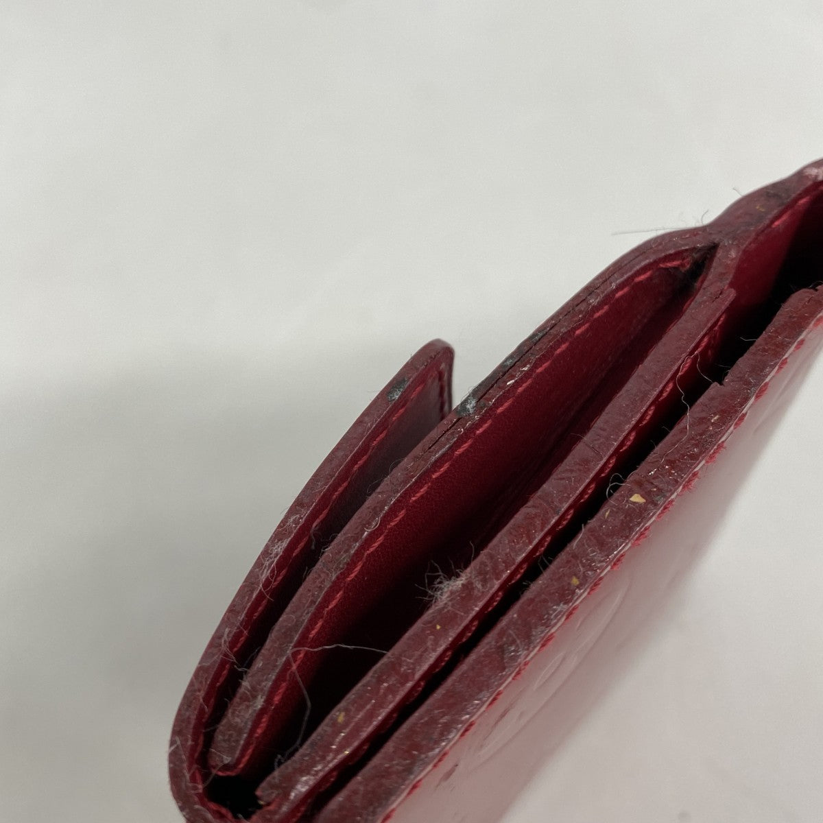 【6fb2510】ルイヴィトン コインケース ヴェルニ ラドロー M91978 ポムダムール【中古】レディース