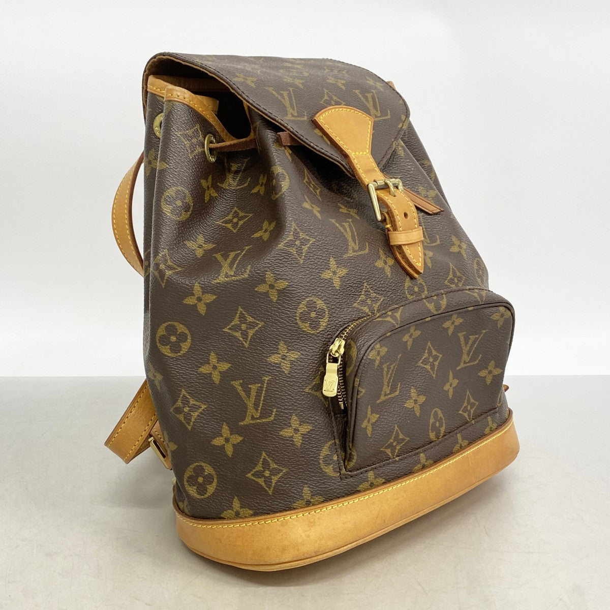 【6fb2516】ルイヴィトン リュック・デイパック モノグラム モンスリMM M51136 ブラウン【中古】レディース