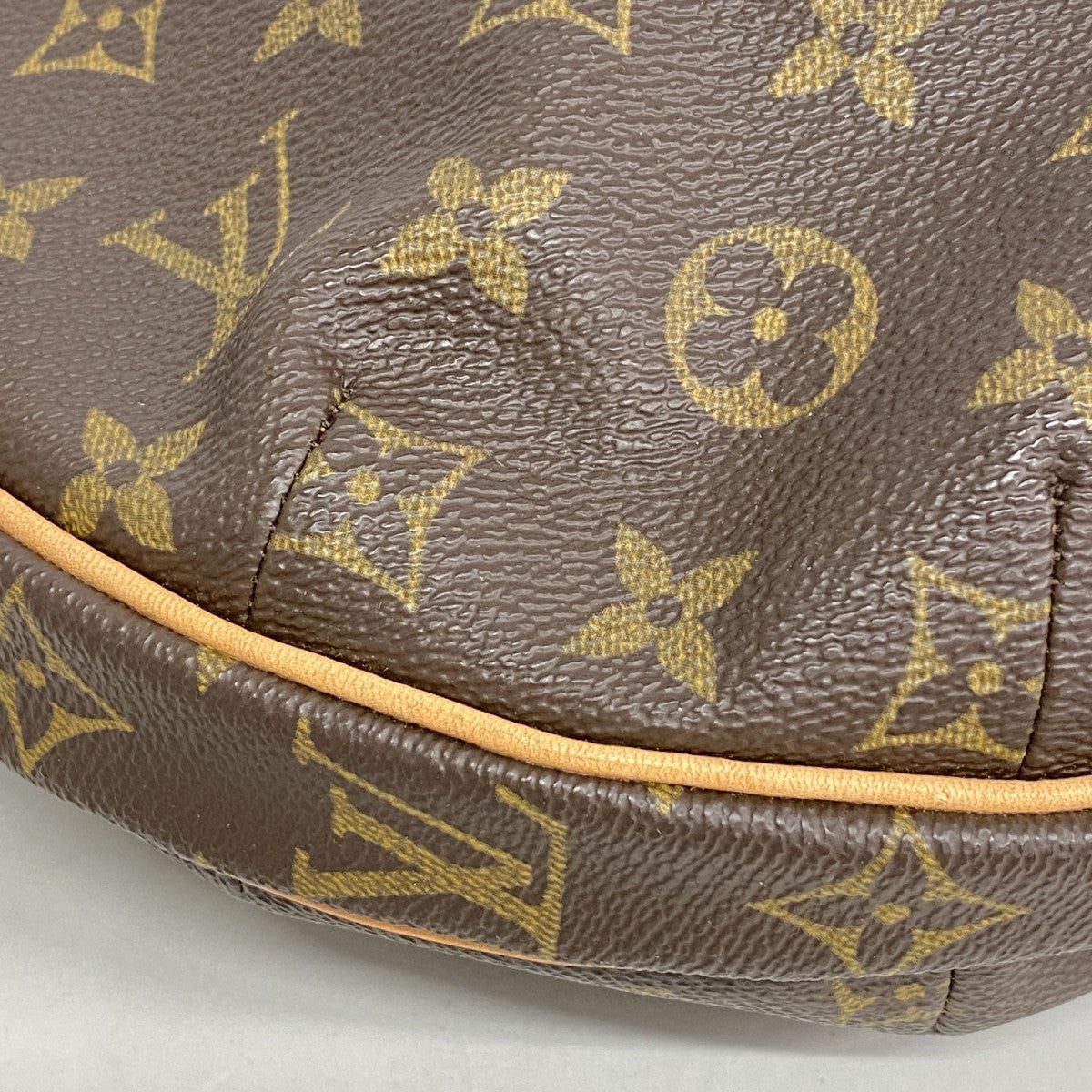 【6fb2518】ルイヴィトン ショルダーバッグ モノグラム クロワッサンMM M51512 ブラウン【中古】レディース